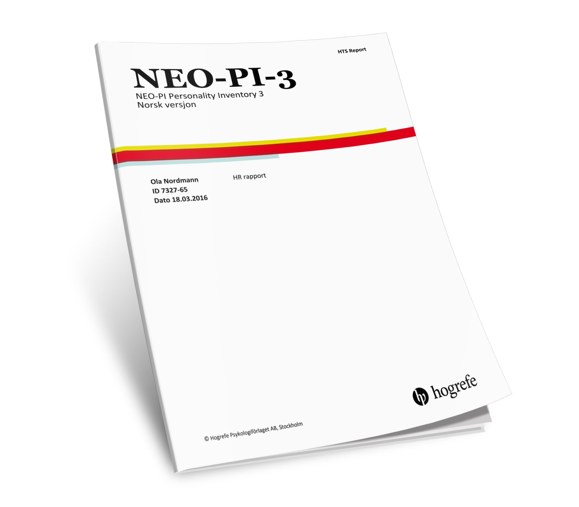 NEO-PI-3 HR Rapport Norsk -personlighetstester.no